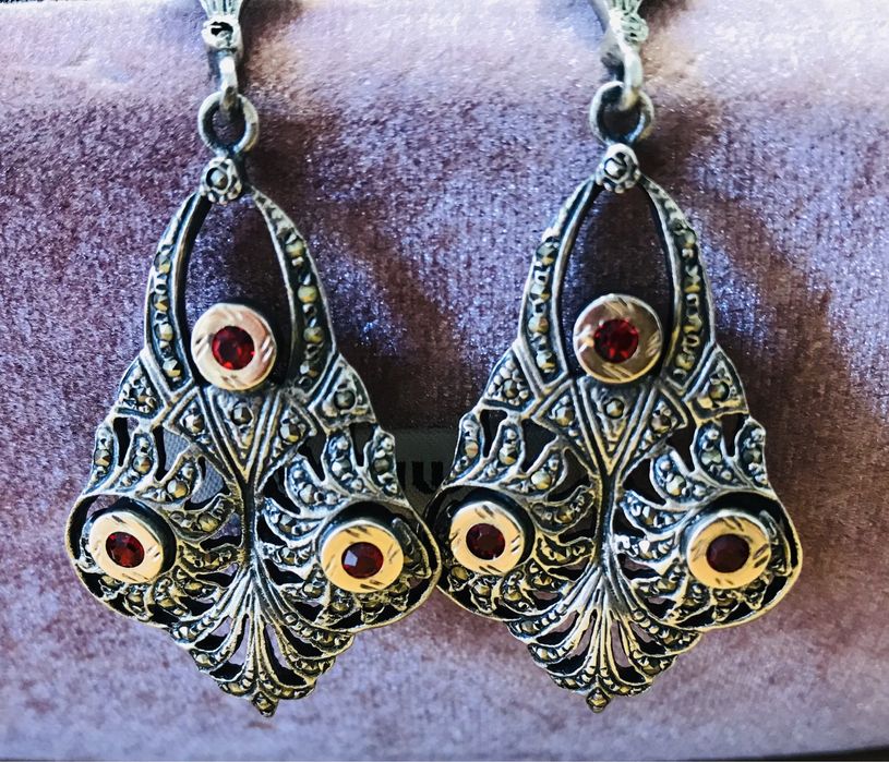 Brincos em Prata e Pedras - Rainha do Minho