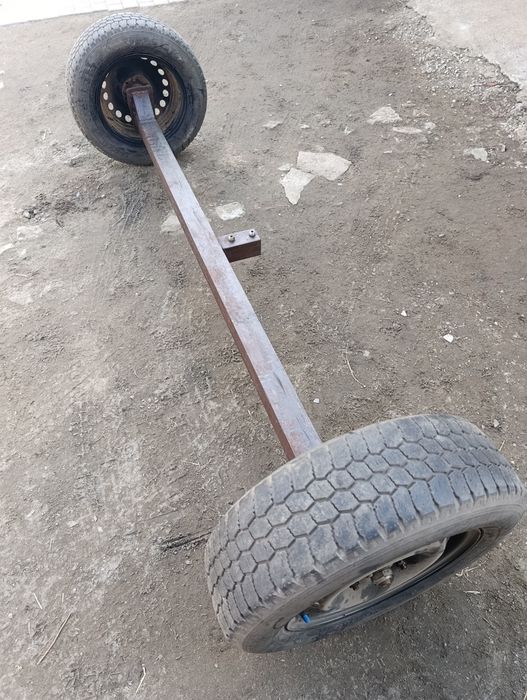 Вісь під підкатний лафет