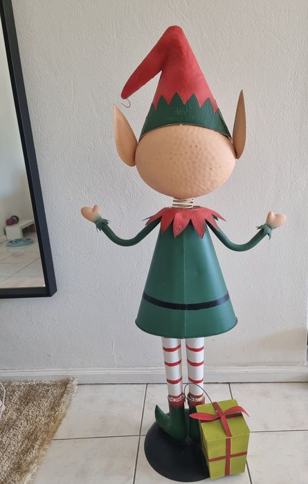 Figura de Natal decorativo de grandes dimensões – aprox. 1,08 m de altura.