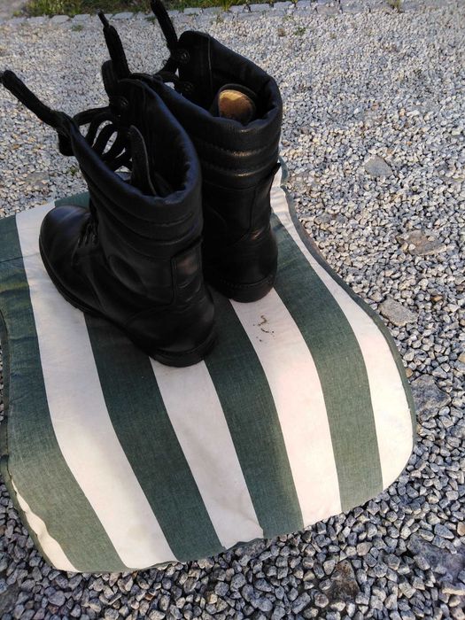 Buty skórzane, traper wojsko, straż, inna formacja rozmiar 38