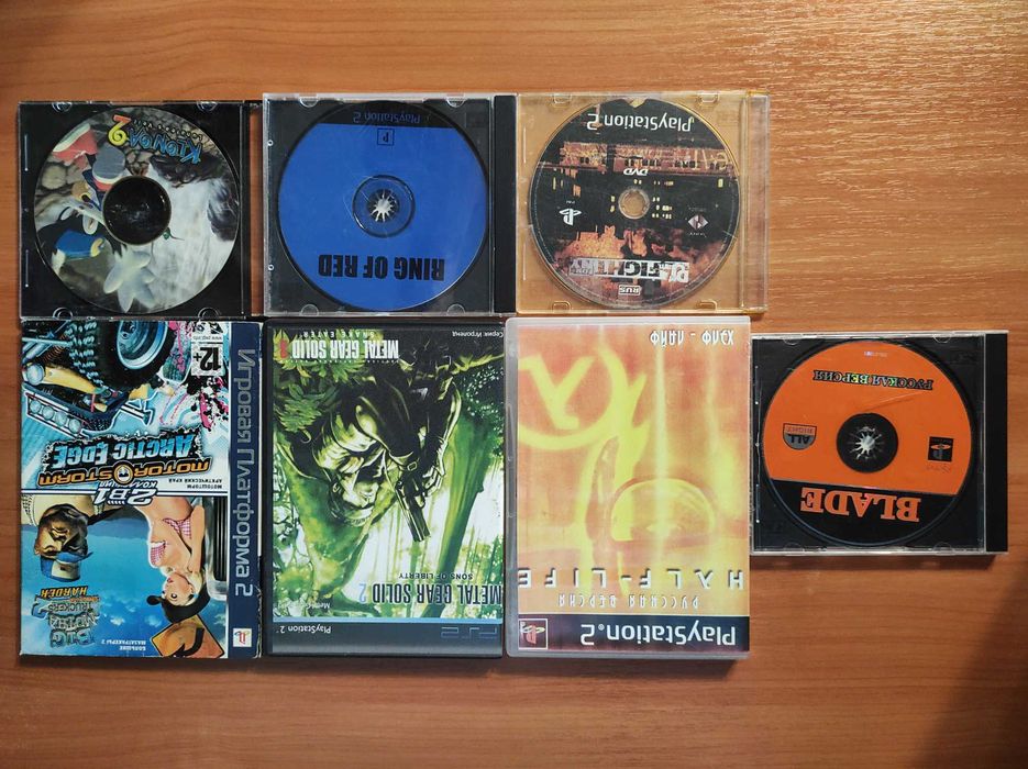 диски sony playstation 1 2