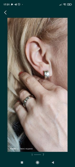 Продам золоту 585*каблучку з діамантами, імпорт