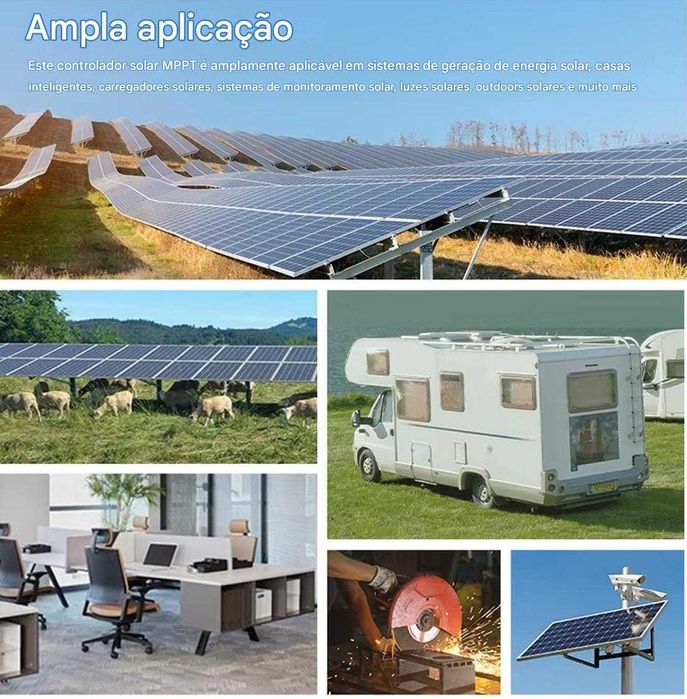 DEMUDA  MPPT Carregador De Bateria, 12V, 24V, 48 40A,60A