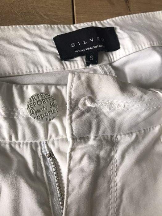 Spodnie biale rozmiar S