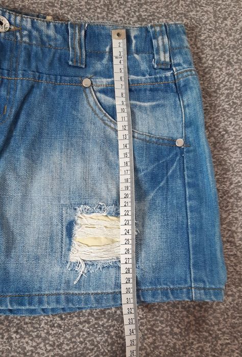 Spódnica jeansowa mini r. L