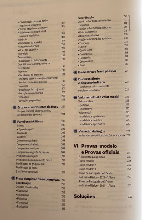 Livro de Preparação para a Prova Final de Português 9 ano