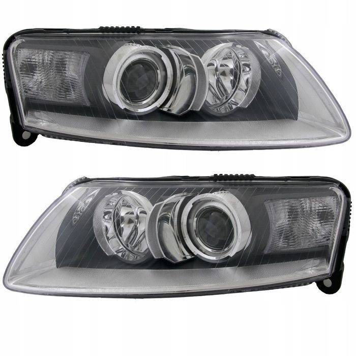 Reflektor Lampa Bi Xenon Soczewka Tyc Audi A6 C6 4f 4f0 2004-2008 kpl