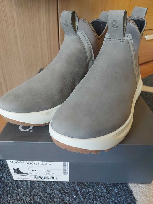 Buty ecco solice damskie szare 40 NOWE