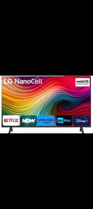 TV LG 43", 4K, DVB-T2, WiFi, 60Hz, Model: 43NANO82T6B