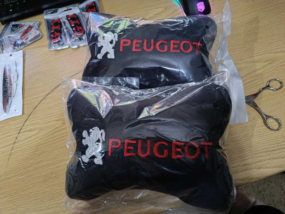 Almofadas Encostos Apoios de Cabeça Peugeot | 2 UNIDADES | NOVOS