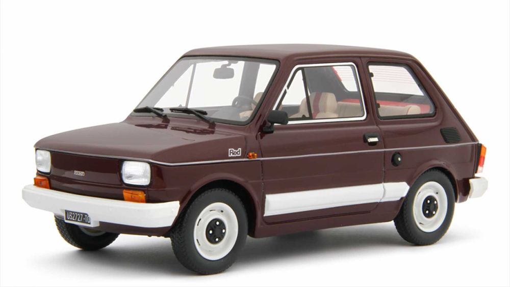 Model 1:18 Laudoracing-Model Fiat 126 Personal 4 Red 1980 LM167C