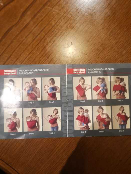 Sling para bebé em preto