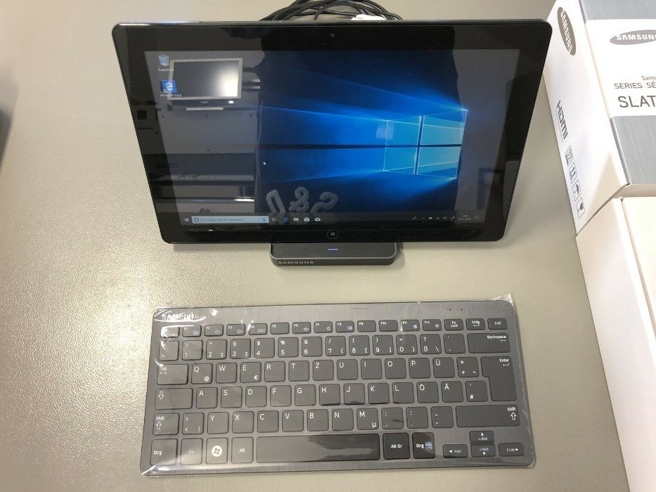 Samsung Slate 7 Tablet PC Teclado SSD 64 GB Windows 10 Pro de 64 bits