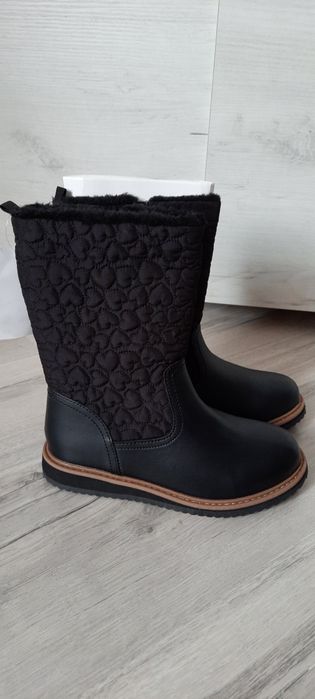 H&M buty botki kozaki dziewczęce  czarne r 32 20 cm