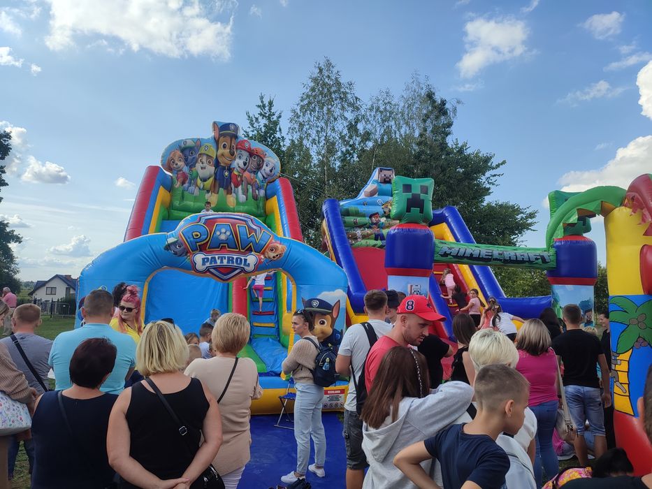 Dmuchana zjeżdżalnia, dmuchaniec, animacje dla dzieci