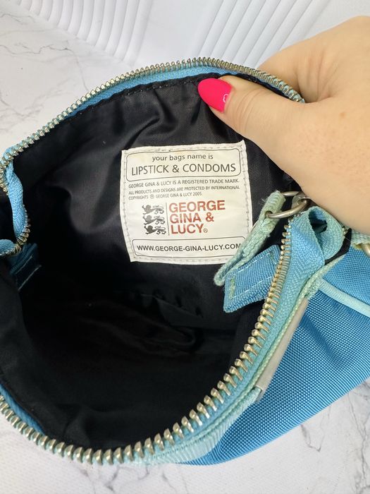Вінтажна брендова сумка  багет George Gina & Lucy/ ggl. y2k