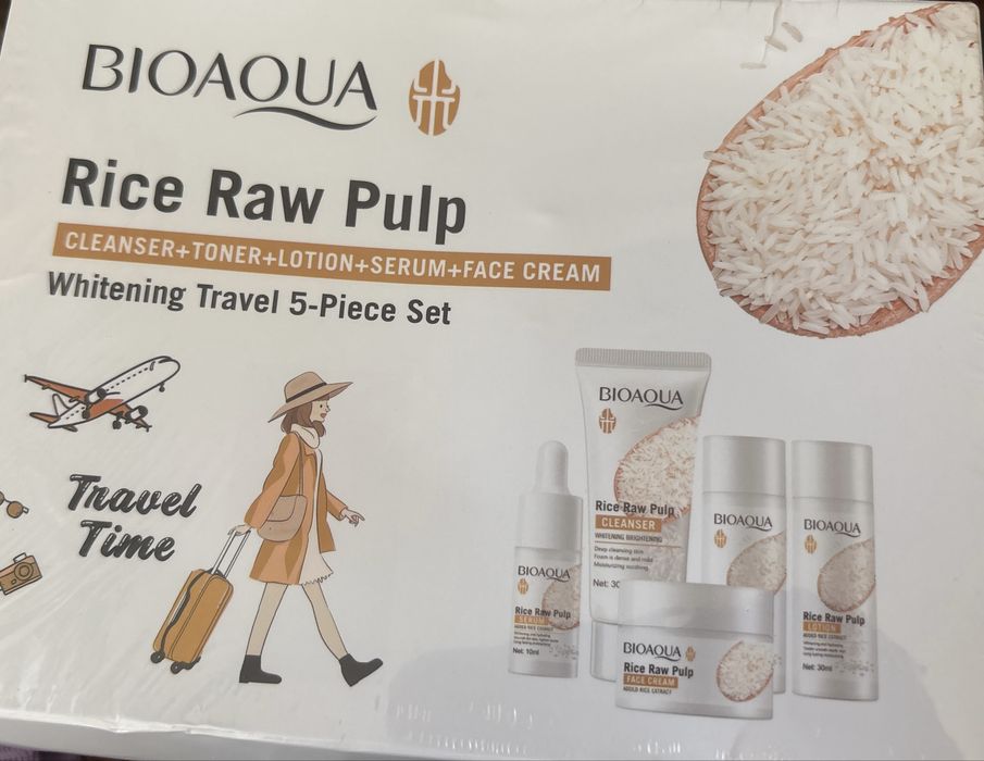Набір для догляду за обличчям BIOAQUA Rice Raw Pulp (5 в 1)