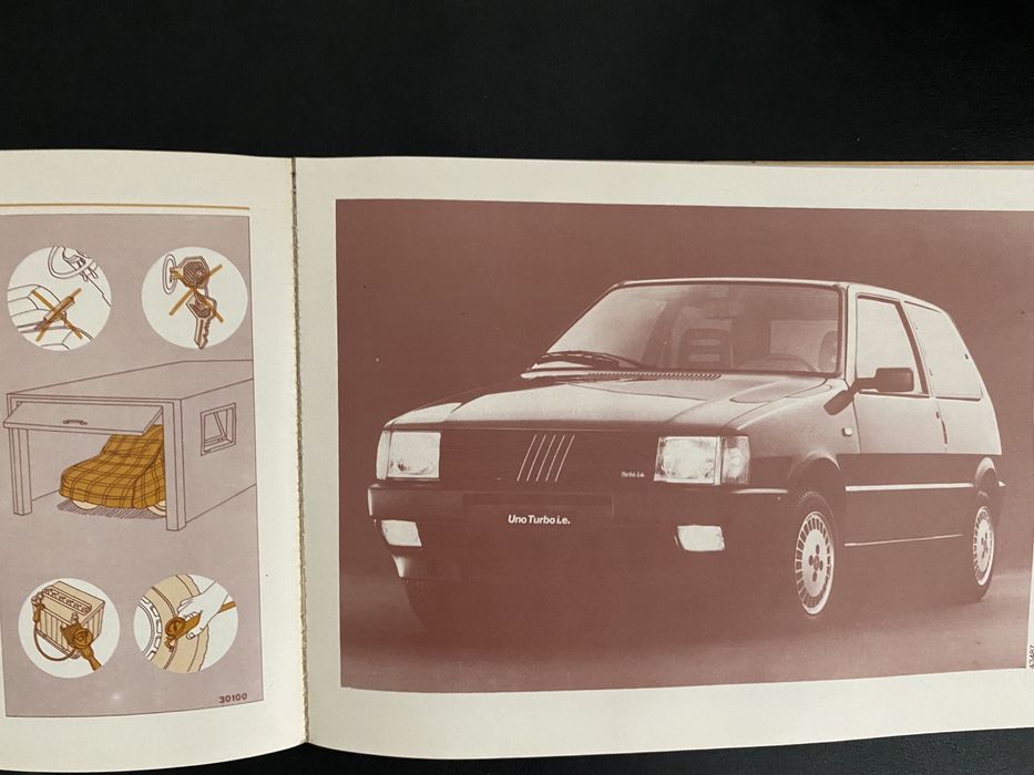 Manual antigo Fiat Uno