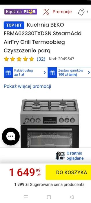 Kuchenka jak NOWA!!!
