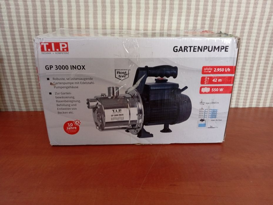 Pompa powierzchniowa T.I.P. GP 3000 INOX 550 W 2950 l/h