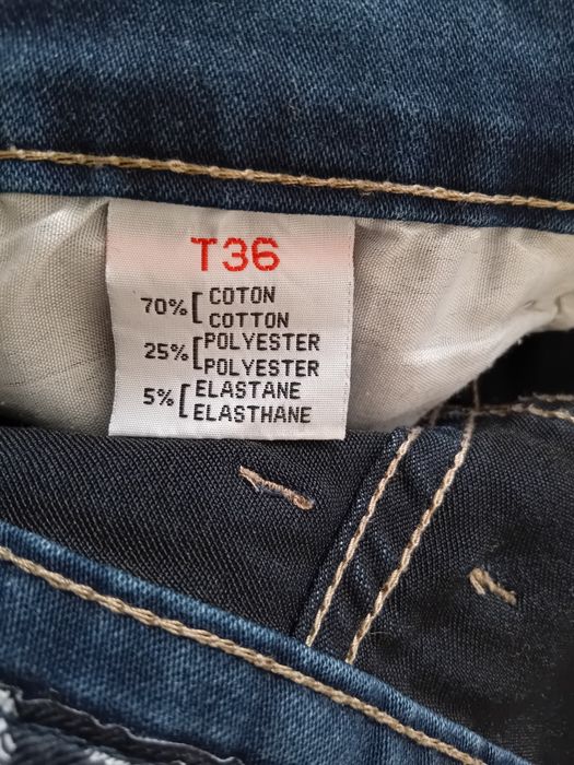 Spodnie jeans damskie roz 36/38