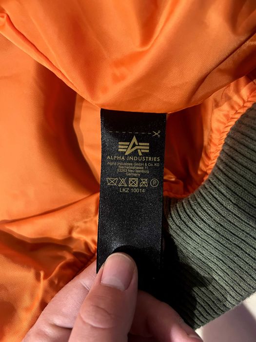 Kurtka bomber Alpha Industries MA-1 oliwkowa L–XL