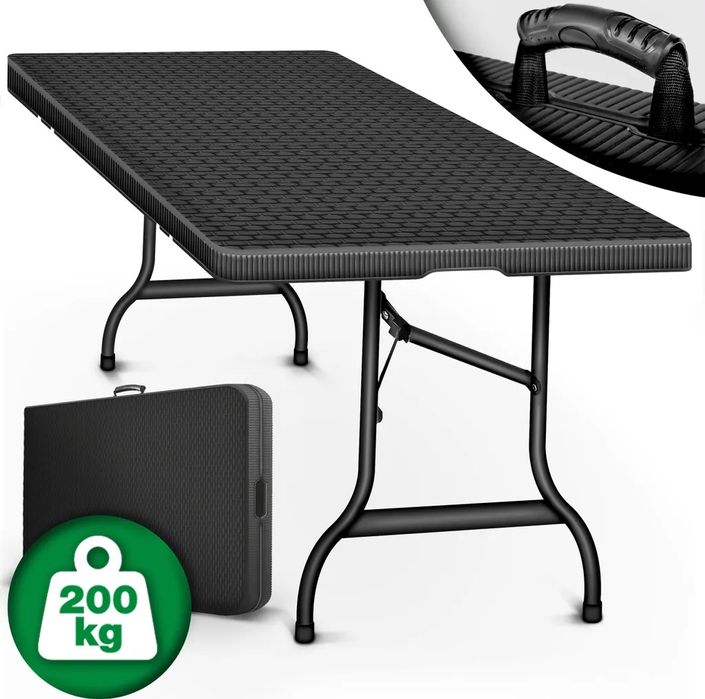 stół ogrodowy tillvex składany rattan