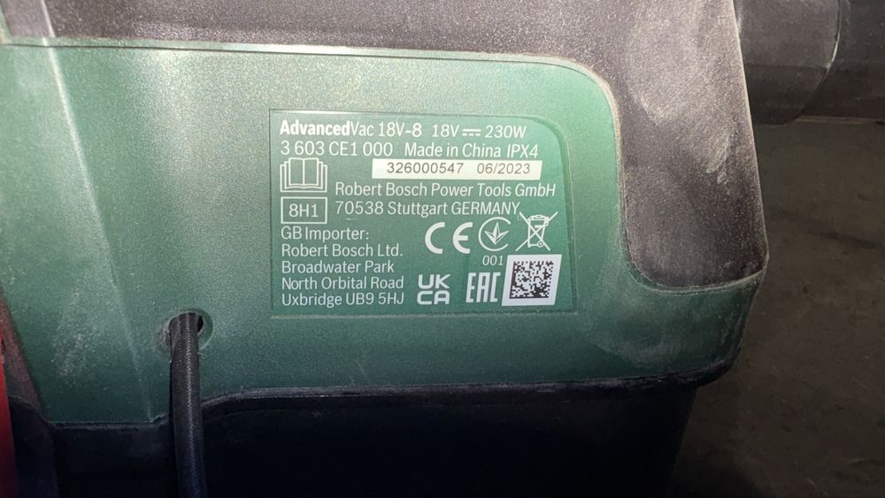 Odkurzacz bosch na baterie 18v