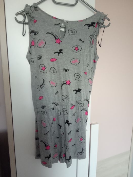 krótki kombinezon dziewczęcy H&M jak nowy 11/12 lat z USA 146/152