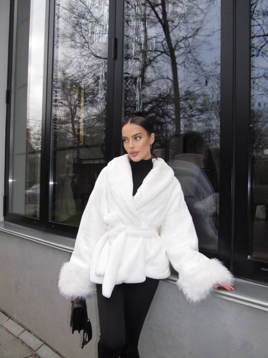 Шуба з еко хутра