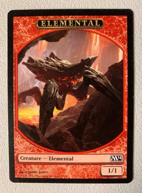 [MTG] Elemental Token (Red 1/1) (V.1)