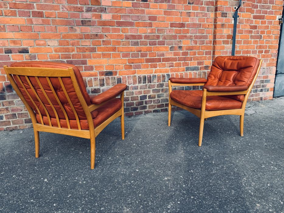 Komplet Szwedzkich foteli proj.Gunnar Kentemo,Göte-Möbler Nässjö,70s