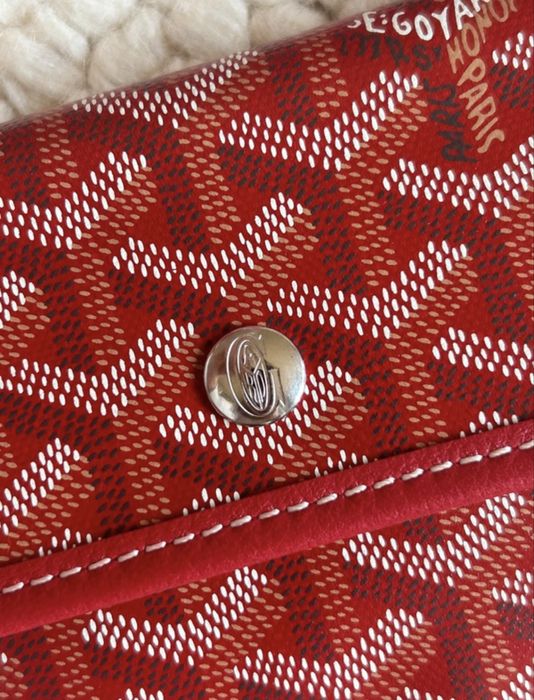 Mala goyard vermelha