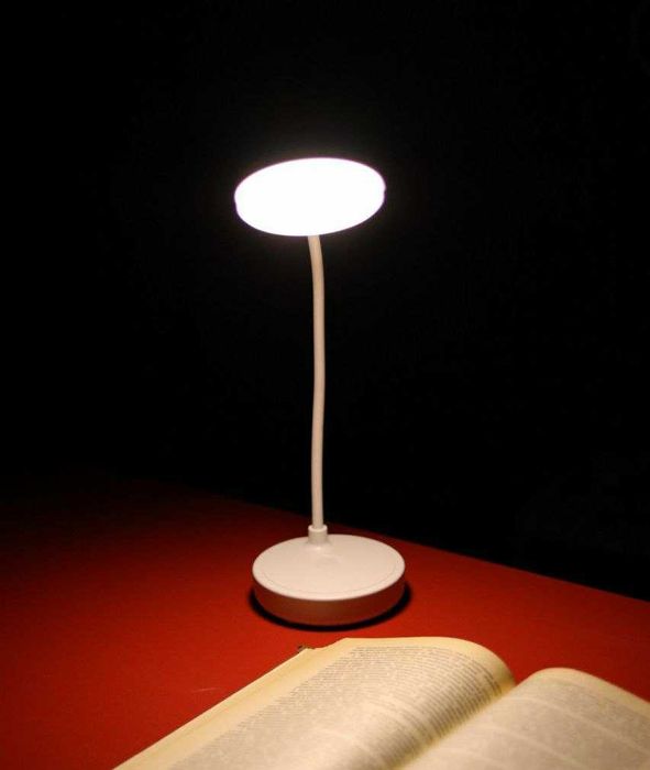 Світлодіодна шлангова настільна лампа з акумулятором 1200mAh,LED лампа