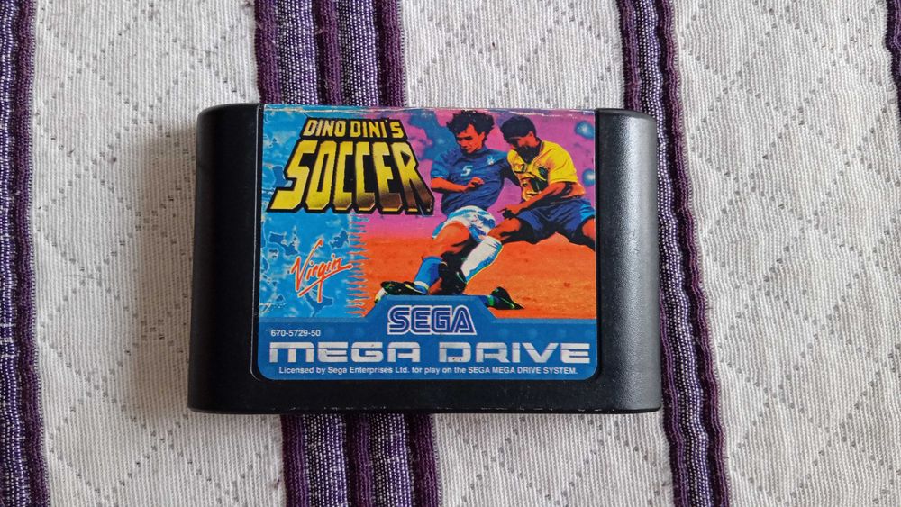 Jogo sega mega drive dino dini's soccer