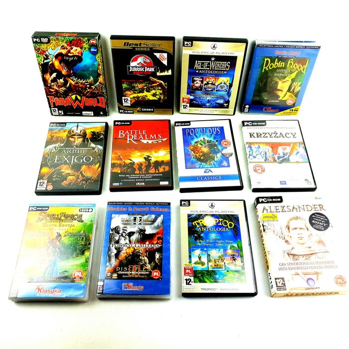 STRATEGIE PC PL Paraworld Robin Hood Krzyżacy Spellforce Śródziemie