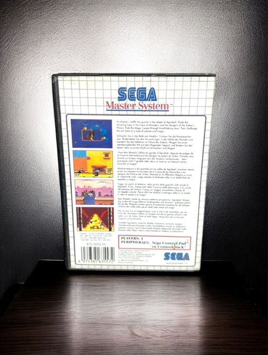Sega Master System Aladdin Game