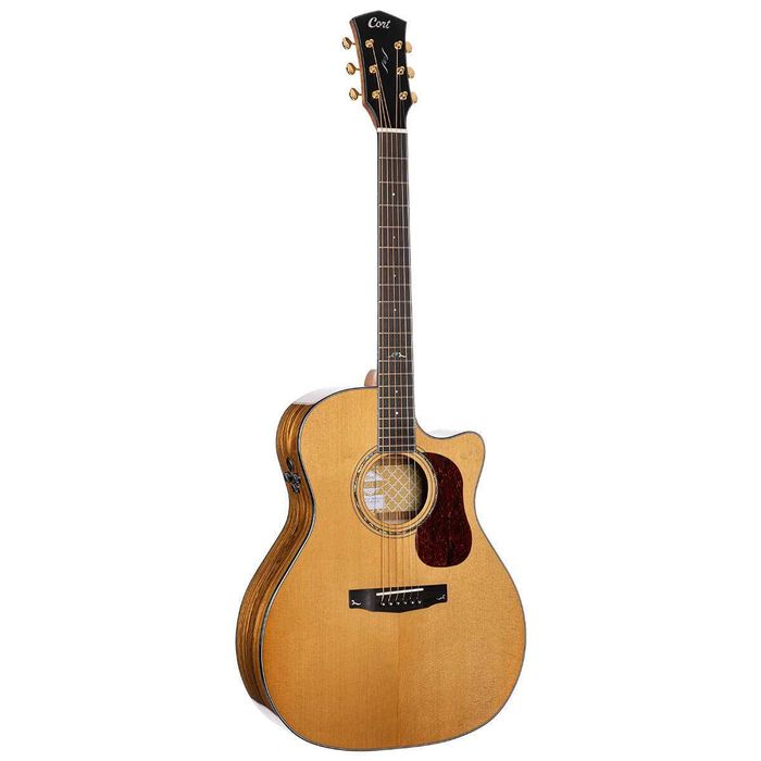 Cort Gold A6 Bocote gitara elektroakustyczna A-6 elektroakustyk top lity świerk - boki i tył lite bocote