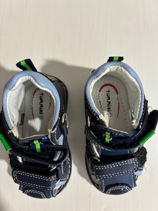 Buciki/sandały "Tom&Miki" niebieskie, r. 17