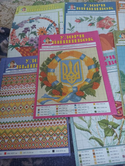 Продам схемы для вышивки крестиком