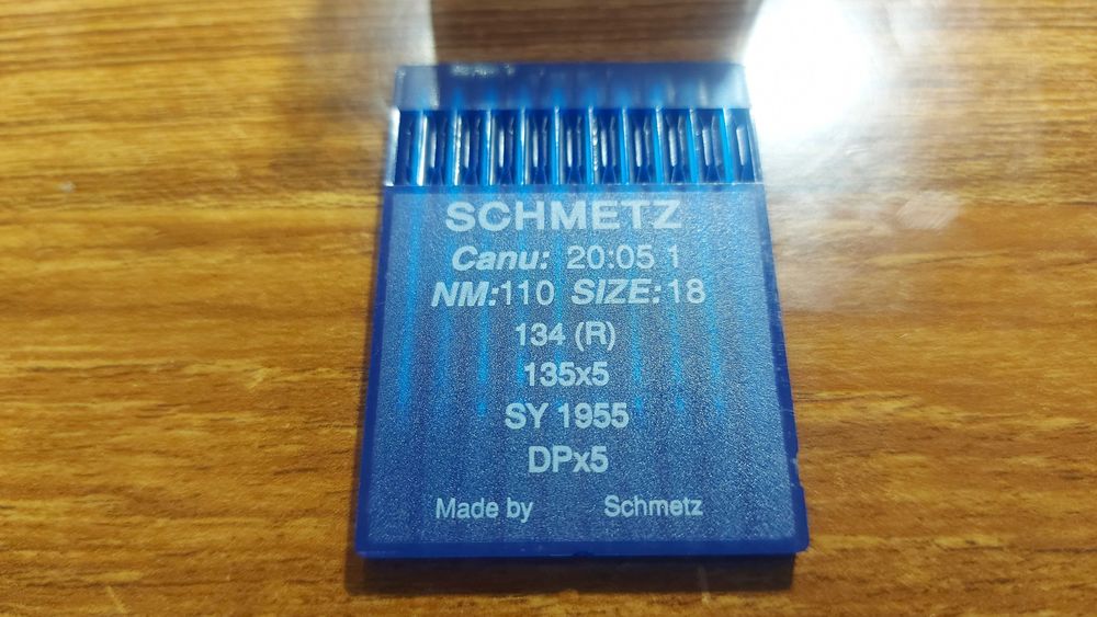 Иглы швейные SCHMETZ. INNOVA Германия для промышленных швейных машин.