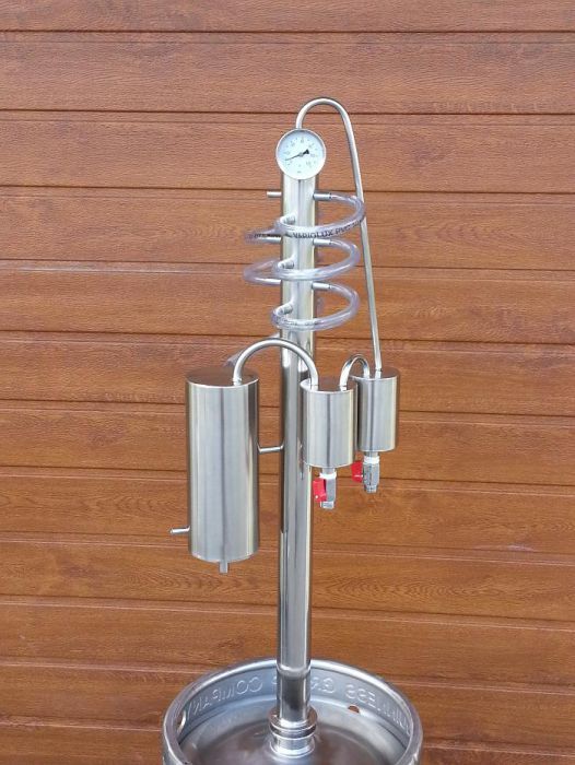 Destylator destylatory kolumna rektyfikacyjna 6 palcy 2 odstojniki kpl