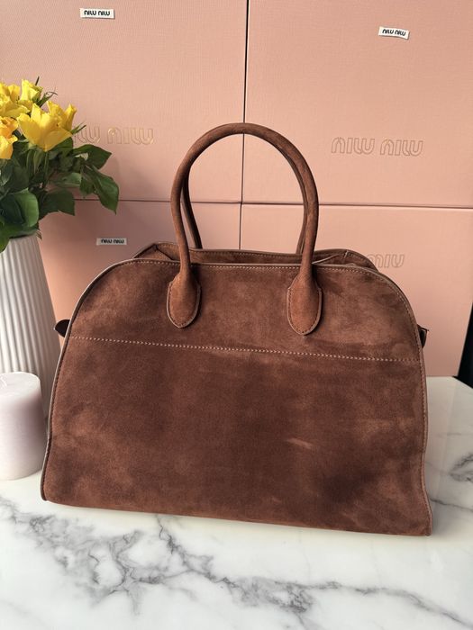 Torebka The Row Brown Suede
