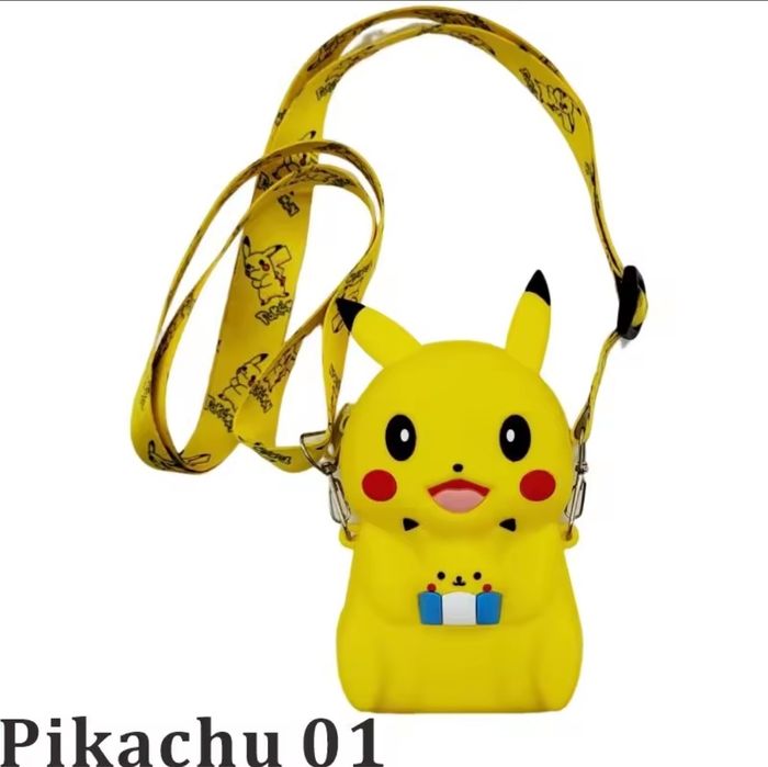 Детская силиконовая сумка через плечо пикачу Pikachu
