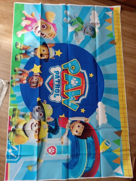 Фотозона Щенячий патруль. Банер і фольговані кульки