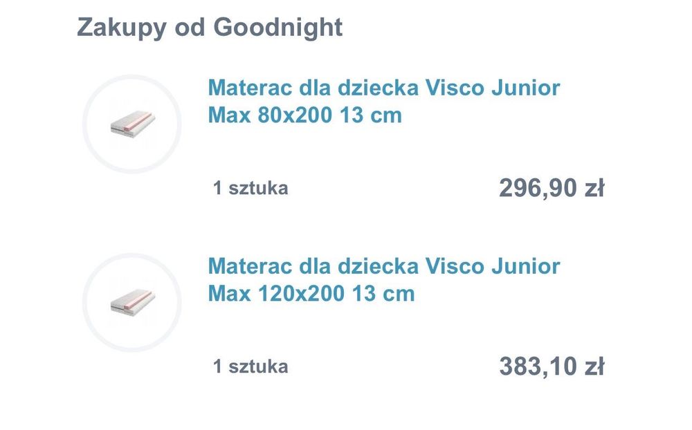 Łóżko piętrowe Jysk + 2 materace gratis