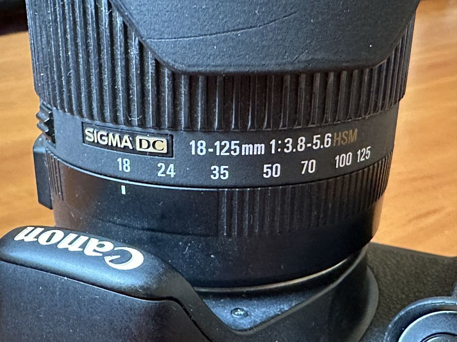 Фотоаппарат Canon EOS 600D + Обьектив Sigma DC 18-125mm 1:3.8-5.6 hsm