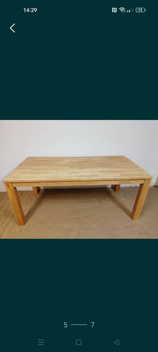 Stół dębowy 180/91cm