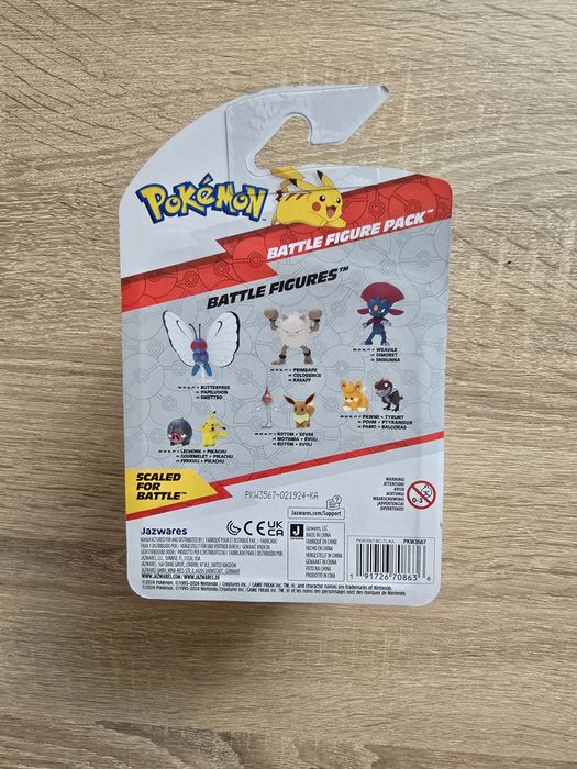 Pokemon Eevee Rotom figurki. Battle figure pack