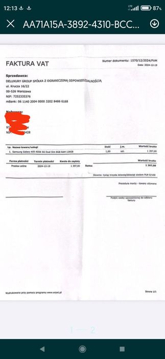 Samsung Galaxy a55  8/128